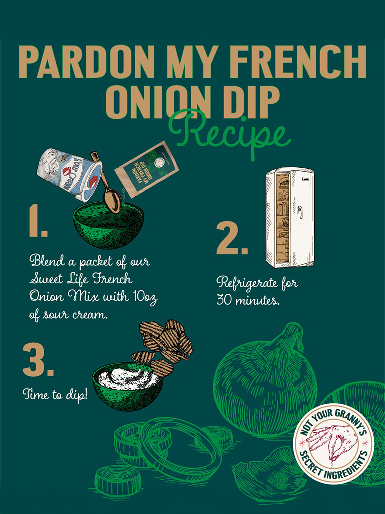 Pardon my French Onion Cannabis Dip Recipe