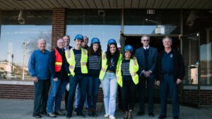 nuEra team with DeKalb city officials at groundbreaking
