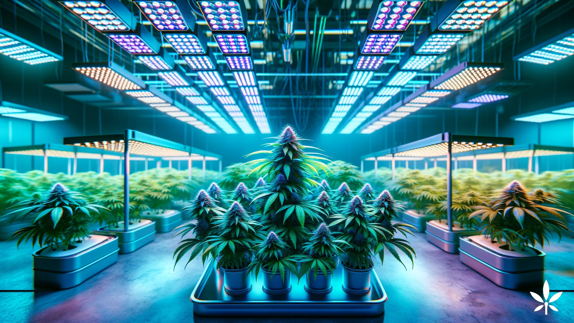 Modern nuEra cannabis cultivation facility featuring advanced LED lighting and hydroponic systems, symbolizing innovation in cannabis industry