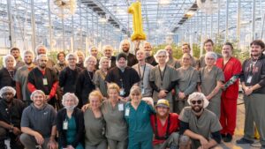 IESO team photo at the grow facility