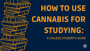 Cannabis products to help you study