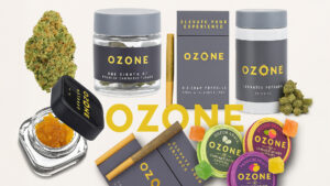 Ozone Cannabis product lineup in Illinois
