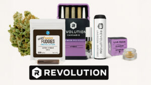 Revolution Cannabis product lineup in Illinois