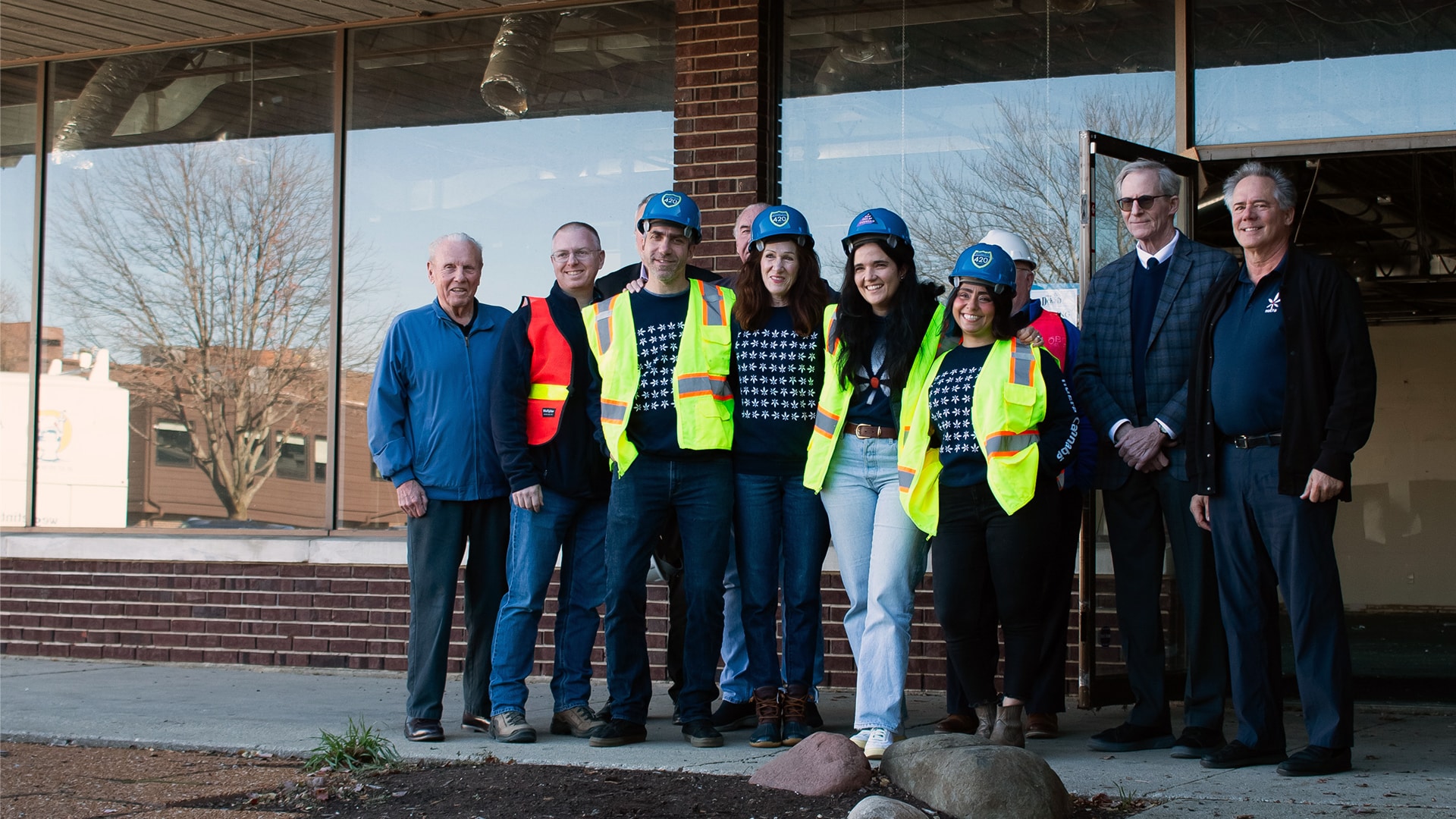 nuEra team with DeKalb city officials at groundbreaking of new location