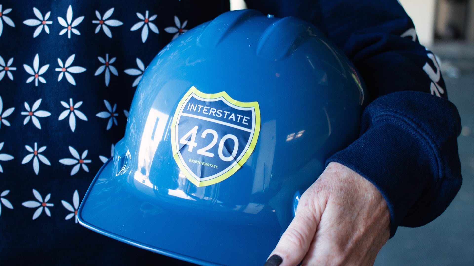 Interstate 420 hard hat